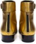 Saint Laurent Gouden Leren Laarzen Yellow Dames - Thumbnail 4
