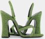 Saint Laurent Groene Lurex Aracha Sandalen - Thumbnail 2