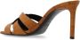 Saint Laurent Sandalen met hak van geknoopt leer - Thumbnail 7