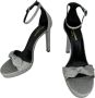 Saint Laurent Hall 105 high heeled sandal Grijs Dames - Thumbnail 7