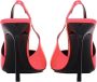 Saint Laurent Koraal Patent Leren Hakken Muiltjes Roze Dames - Thumbnail 3