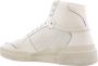 Saint Laurent Witte geperforeerde sneakers met versleten effect White Heren - Thumbnail 4