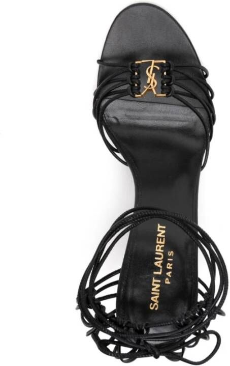 Saint Laurent High Heel Sandals Black Dames