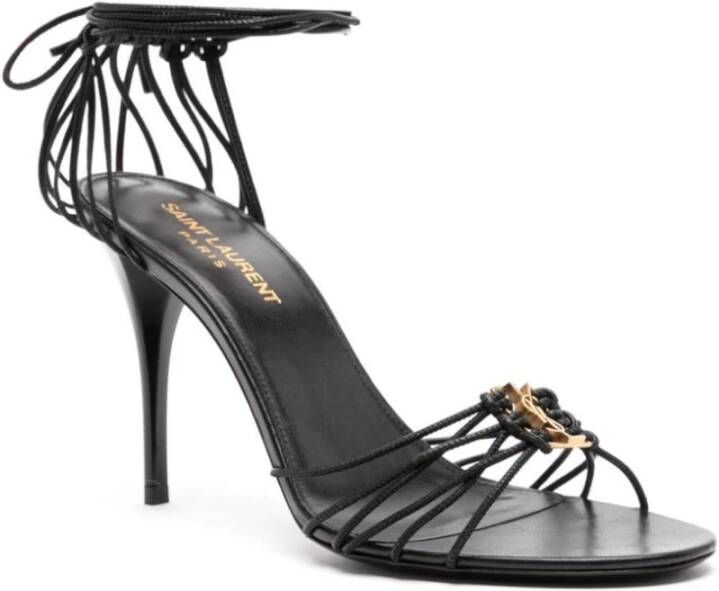 Saint Laurent High Heel Sandals Black Dames