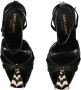 Saint Laurent Hoge hakken leren sandalen Zwart Dames - Thumbnail 4