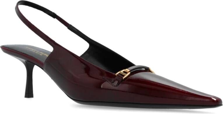 Saint Laurent Carine Heels Red Dames