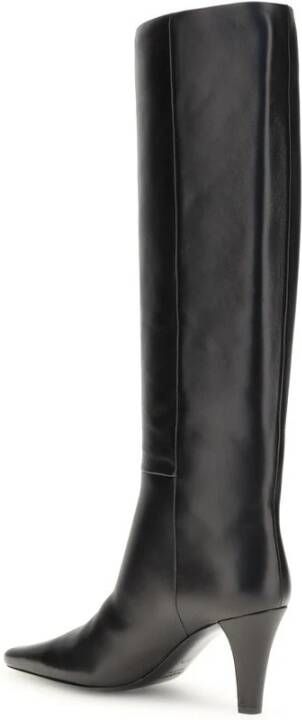 Saint Laurent Hoge Leren Laarzen Modern Ontwerp