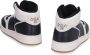 Saint Laurent Hoge leren sneakers met geperforeerde details - Thumbnail 2