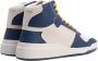 Saint Laurent Blauwe Kalfsleren Mid Top Sneakers Blauw Heren - Thumbnail 7