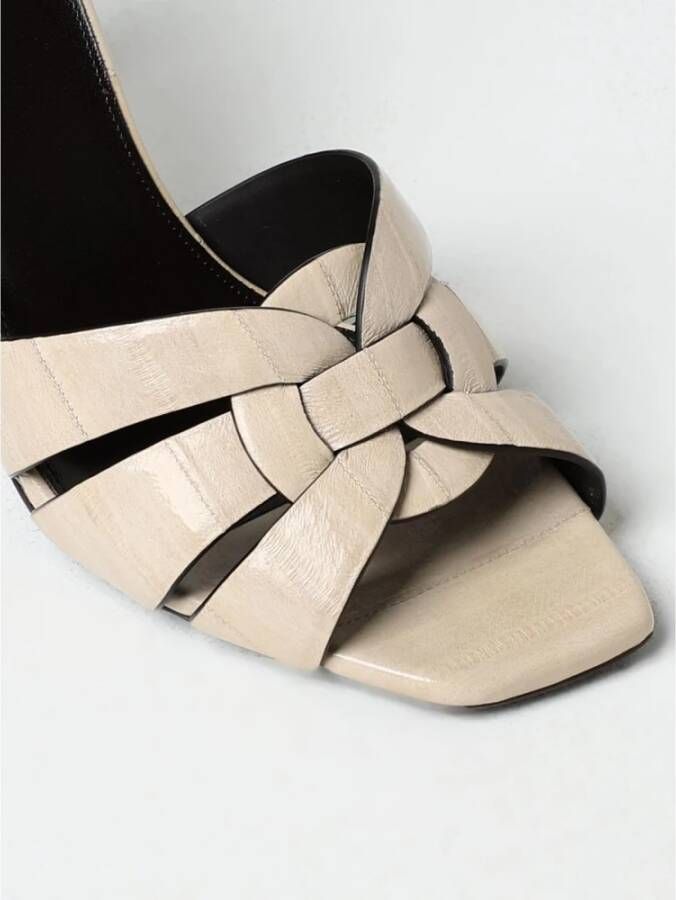 Saint Laurent Ijsleren Sandalen met Hak