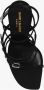 Saint Laurent Zwarte Strass Sandalen met YSL Initialen Black Dames - Thumbnail 6