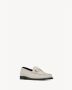 Saint Laurent Klassieke Leren Loafers Beige Heren - Thumbnail 3