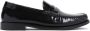 Saint Laurent Zwarte Loafers Regular Fit Geschikt voor Alle Temperaturen 100% Leer Black Dames - Thumbnail 12