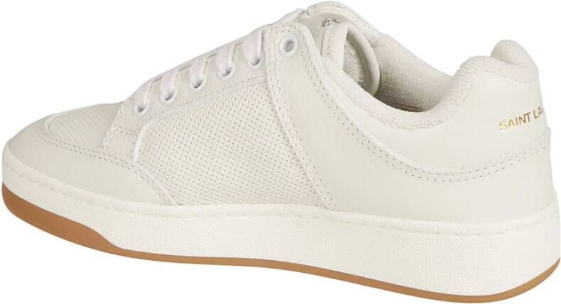 Saint Laurent Lage Sneakers White Dames