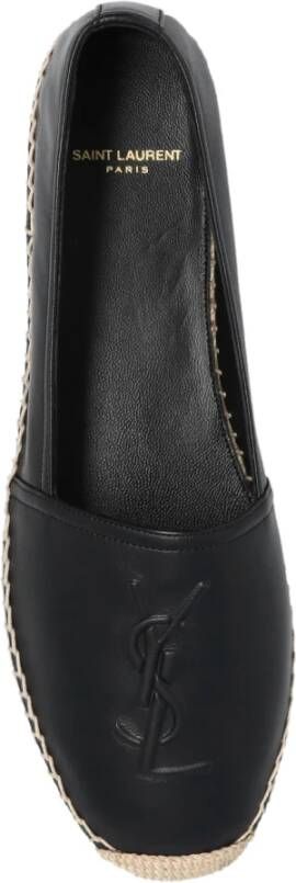 Saint Laurent Leren espadrilles