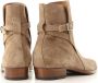 Saint Laurent Leren Jodhpur laarzen met gespsluiting Beige Dames - Thumbnail 7