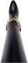 Saint Laurent Zwarte leren enkellaarsjes met kettingdetail Black Dames - Thumbnail 6