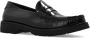 Saint Laurent Zwarte Almond Tip Monogram Loafers Black Heren - Thumbnail 9