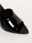 Saint Laurent Leren Sandalen met Bandjes en Platte Zool - Thumbnail 2