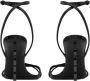 Saint Laurent Leren sandalen met Cassandre-hak Black Dames - Thumbnail 2