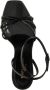 Saint Laurent Leren sandalen met Cassandre-hak Black Dames - Thumbnail 3