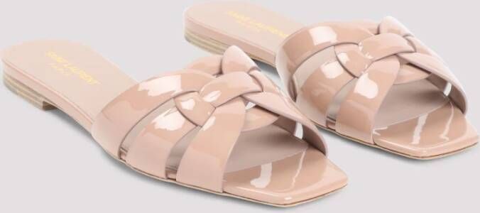 Saint Laurent Leren sandalen voor zomerstijl