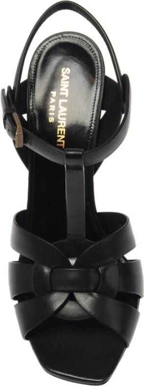 Saint Laurent Leren Tribute Sandalen voor Vrouwen
