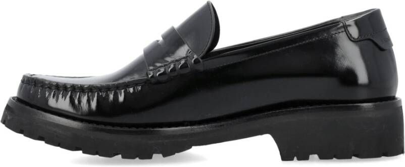 Saint Laurent Klassieke Loafer Schoen Black Dames