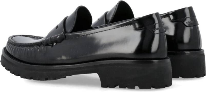 Saint Laurent Klassieke Loafer Schoen Black Dames