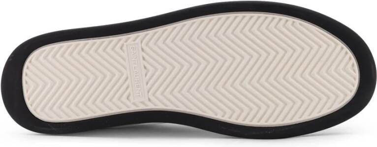 Saint Laurent Logo Print Leren Sneakers Italië