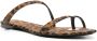 Saint Laurent Stijlvolle Slippers voor Dagelijks Comfort Brown Dames - Thumbnail 2