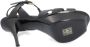 Saint Laurent Luxe Zwarte Plateau Sandalen - Thumbnail 2