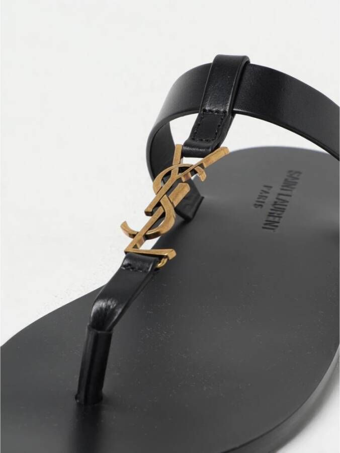 Saint Laurent Minimalistische teenslippers