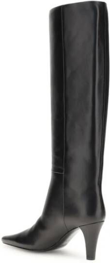 Saint Laurent Moderne Cone Heel Leren Laarzen
