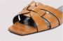 Saint Laurent Moedig Beige Tribute Sandaal Brown Dames - Thumbnail 4