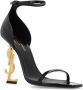Saint Laurent Opyum Sandalen met Goudkleurig YSL-logo Black Dames - Thumbnail 4