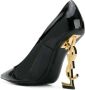 Saint Laurent Opyum Pumps in Patent Leather with Gold-tone Heel - Thumbnail 3
