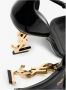 Saint Laurent Opyum Sandals In Patent Leather With A Gold-Tone Heel Zwart Dames - Thumbnail 3
