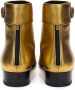 Saint Laurent Oro Leren Enkellaars Yellow Dames - Thumbnail 3