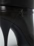 Saint Laurent Platte Donkere Enkellaarzen voor Vrouwen - Thumbnail 2