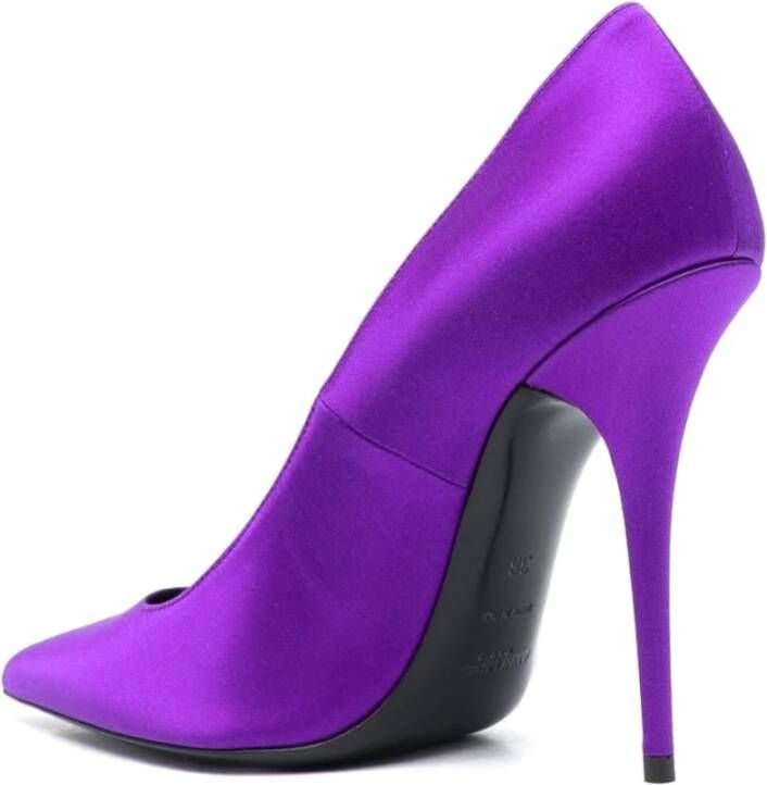 Saint Laurent Pumps Purple Dames
