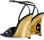 Saint Laurent Sandalen met gesloten teen en sleehak - Thumbnail 2