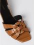 Saint Laurent Sandalen met hak van geknoopt leer - Thumbnail 2