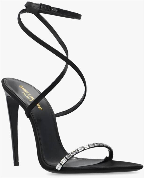 Saint Laurent Sandalen met hoge hakken Black Dames