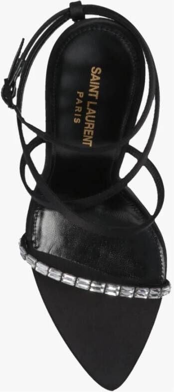 Saint Laurent Sandalen met hoge hakken Black Dames