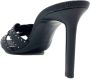 Saint Laurent Hoge hak sandalen van leer Zwart Dames - Thumbnail 3