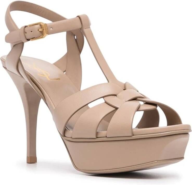 Saint Laurent Sandals Beige Dames