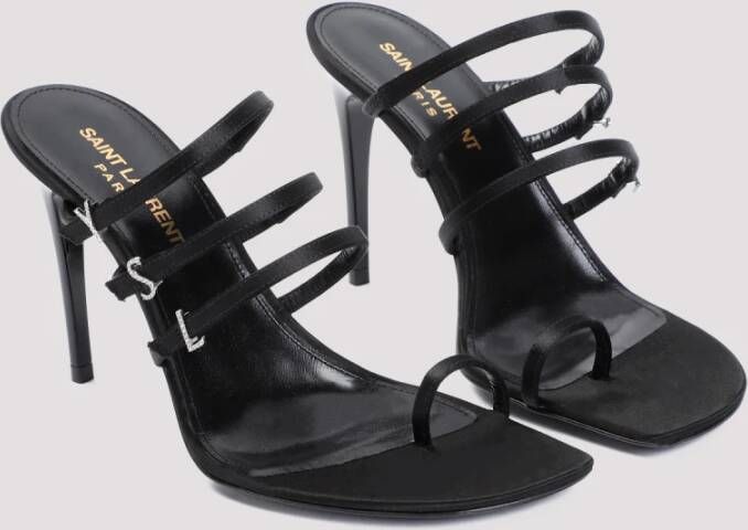 Saint Laurent Sandals Black Dames