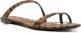 Saint Laurent Stijlvolle Slippers voor Dagelijks Comfort Brown Dames - Thumbnail 10