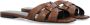 Saint Laurent Bruine Hagedis Sandaal Gesloten Teen Brown Dames - Thumbnail 2